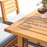 ZNTS Gloucester Contemporary Patio Wood Bar Table V1917