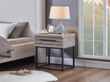 Celestial Contemporary Storage End table, Gray T2574P163351