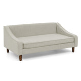 Durable Elevated Dog Sofa Bed,Pet sofa with modern irregular armrest design,Comfortable soft dog W487P266085