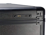 4-in-1 Draw-bar Style Interchangeable Aluminum Rolling Makeup Case-BLACK 28246724