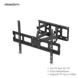 ZNTS 32-70 Inch Double Pendulum Large Base TV Stand Tmds-101 Bearing 50Kg/Vese600*400/Upper And Lower-10~ 80443204