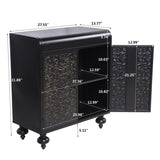 Art Accent Cabinet With 2 Doors, Sideboard Buffet Cabinet with, Distressed Decorative W3122P272554