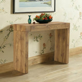 ZNTS Elegant Natural Wood Grain Bar Table-50 Inches Long, a Practical Choice for Modern Homes.Wood Grain W2920P225015