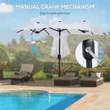 Outdoor beach umbrella /Double-sided Umbrella 83590773