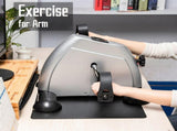 W002K Home Use Hands and Feet Trainer Mini Exercise Bike Silver 38843963