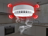 Smoke Alarm Detector Home Fire Safety Sensor Alert Battery Included 97804800