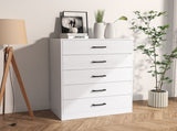 White particleboard with non-woven fabric and melamine laminate, 70*40*93.3cm, single row, layers, 37450552