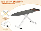 Adjustable Height Ironing Board, 7-Level Foldable Ironing Table with Perforated Metal Base, 17945339