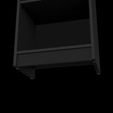 Sutton Slim Bookcase with Modern 5-Shelf Design B128P176162