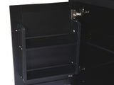 Kitchen Cart with Rubber wood Drop-Leaf Countertop ,Cabinet door internal storage racks,Kitchen 10459641