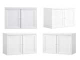 Coffee Bar,Kitchen Storage Cabinet with Double Doors,29" Kitchen Storage Cabinet with Double 07342383