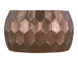 CT101 Modern Contemporary Round Aluminum material 32" Coffee Table, Farmhouse Table with Glossy B009P295928