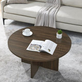 ZNTS Modern minimalist coffee table, solid wood coffee table, Nordic style coffee table, simple design, W1781P202618