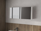 McNary Medicine Cabinet With Included Mirrors And 2 Doors, White B128P237178