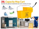 Cleaning bucket with wheels 53876500