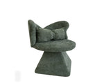 Vanity Chair with Butterfly Back,Swivel Accent Chair Dining Chairs,Makeup Stool for Bedroom Dressing 05475804