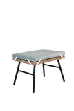 Outdoor Garden Wicker Egg And Footstool Patio Chaise, With Cushions, Outdoor Indoor Basket W2337P151815