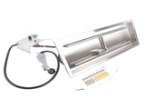 30x10-inch Fire Pit Pan Stainless Steel Fire Pit Burner Kit Rectangular Indoor or Outdoor 13082707