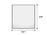 Brushed Black Framed Wall Vanity Mirror for Bathroom 69008070