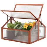 Box Garden Wooden Greenhouse 35.5" x 31.5" x 23.0" 73859462