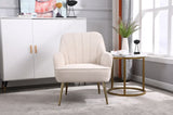 Modern Mid Century Chair velvet Sherpa Armchair for Living Room Bedroom Office Easy Assemble 88320497