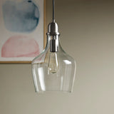 Auburn Bell Shaped Glass Pendant B03597664