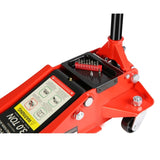 ZNTS Hydraulic Low Profile and Steel Racing Floor Jack with Dual Piston Quick Lift Pump,3 Ton 09528652