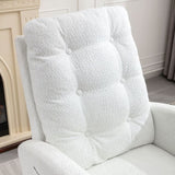 ZNTS Accent Rocking Chair with Footrest High Back Rubber Wood Rocking Legs Bedroom Living Space 26.77D X W2231P143508