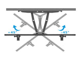 TMDS-204 32"-70" 110Lbs VESA600*400 Full Motion TV Wall Mount Tilt Range 0-15&deg 60908880