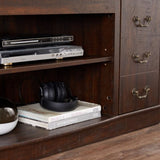 Retro TV Stand Storage for TVs up to 65'', Mid Century Modern TV Stand & Entertainment Center W2275P210044