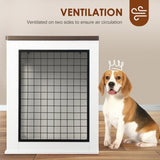 ZNTS Furniture style dog cage, wooden dog cage, double door dog cage, side cabinet dog cage, Dog crate W1687138649