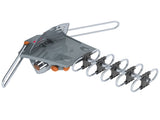 360-Degree Rotation UV Dual Bands 28-36dB Outdoor Antenna Install-free Guide without Stand 93863302