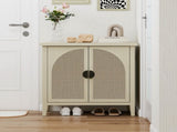 Rattan 2 Door Cabinet, Suitable for Bedroom, Living Room, Study W688P225230