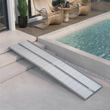 10' wheelchair ramp Portable folding ramp silver 92415508