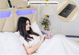 Storage Headboard ,QUEEN Size with RF LED Lights W2239P203011