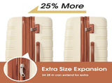 Hardshell Luggage Sets 2Pcs Bag Spinner Suitcase with TSA Lock Lightweight 20" 24" 79212568