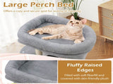 26" Compact Cat Tree with 2 Condos & Sisal Scratching Posts, Anti-Tip Cat Tower for Small Spaces 29418912