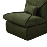 Compressed Lounge Chair with Ottoman, Modern Sofa for Small Spaces, Comfortable Upholstered Sofa for W1036P251828