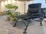 Camping Lounge Chair, Portable Folding Reclining Camping Chair with Adjustable backrest for Indoor W241106338