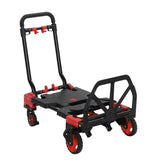 150kg 2-in-1 luggage trolley red 58885307