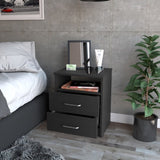 Oklahoma Nightstand,Two Drawers, One Shelf B128P148772