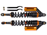 2Pcs 13.5'' 340mm Air Rear Shock Absorber Suspension Damper Motorcycle Fits for Honda Harley 73041170