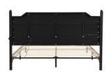 King Bed Frame , Upholstered headboard with Charging and Touch sensitive LED Lights, Under Bed W311P416228