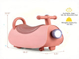 Toddler Smooth Gliding Scoot Car with T-Shaped Handlebar & Comfort Seat, 2 Universal 2 Directional 71406334