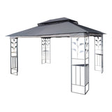 13x10 Outdoor Patio Gazebo Canopy Tent With Ventilated Double Roof And Mosquito net W41942174