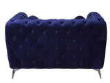 Atronia Blue Velvet Loveseat B2726P280174