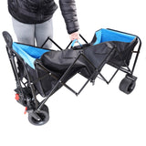 Big large capacity Folding cart Extra Long Extender Wagon Folding Wagon Garden Shopping Beach W227137386