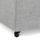 Modern Large Comfort Sofa Ottoman with Storage, Modular Sectional Storage Ottoman With Wheels For W2186P178508