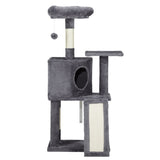 ZNTS 47 inch Cat Tree Cat Tower for Indoor Cats, Cat House with Padded Platform Bed, Toy Ball, Large Cozy 28538709