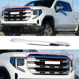 Front Upper Top Grille Molding Trim Chrome For GMC Sierra 1500 2022-2024 2023 89826550